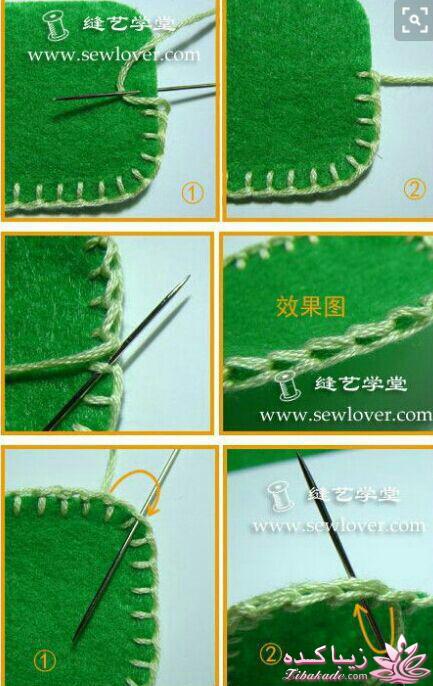 آموزش انواع دوخت 